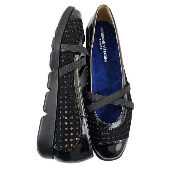 Adrienne Vittadini Sport Faine Criss Cross Strap Women’s Size 6M Flats - Unworn - Picture 13 of 16